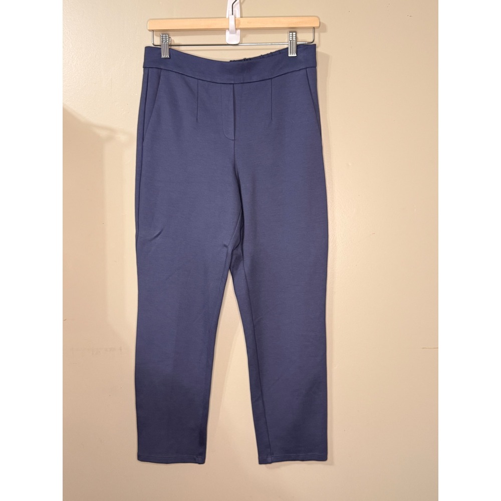 Babaton Aritzia Clean Blue Grey‎ Tapered Stretch Cropped Trousers Size 6